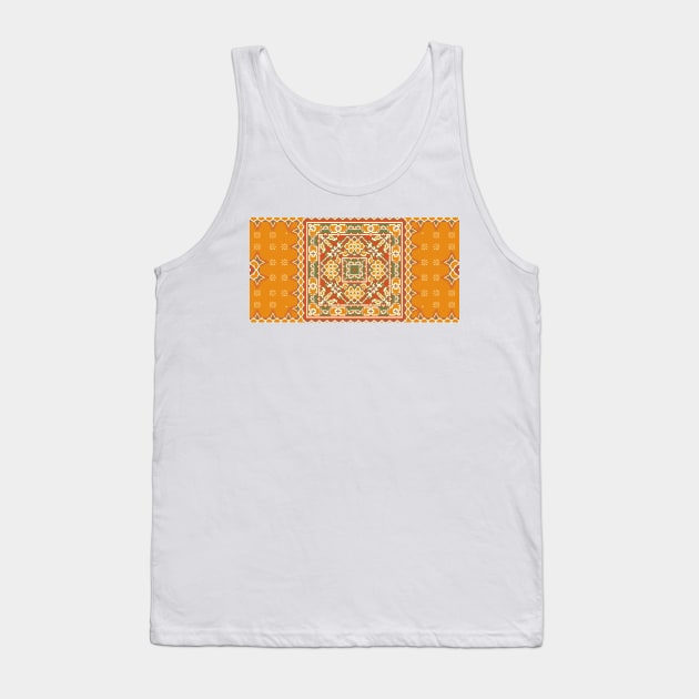 Ethnic Indian Pattern Tank Top by justrachna